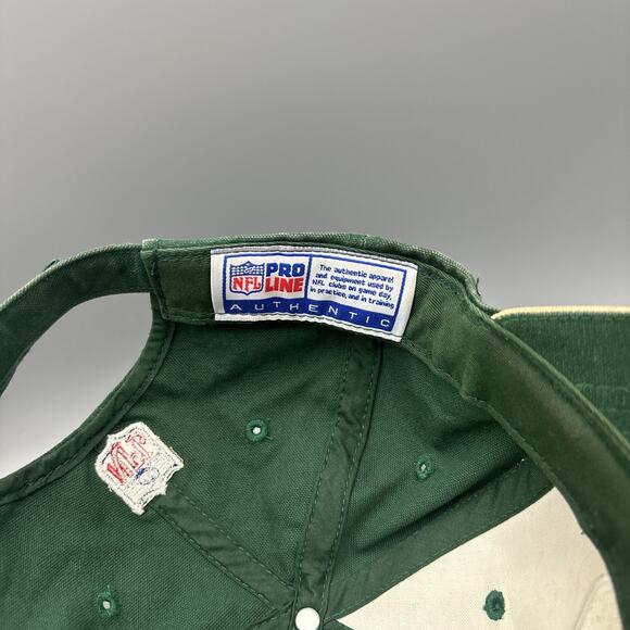 New York Jets Hat Cap Adjustable Green White NFL Football Reebok Pro Line - Picture 6 of 8